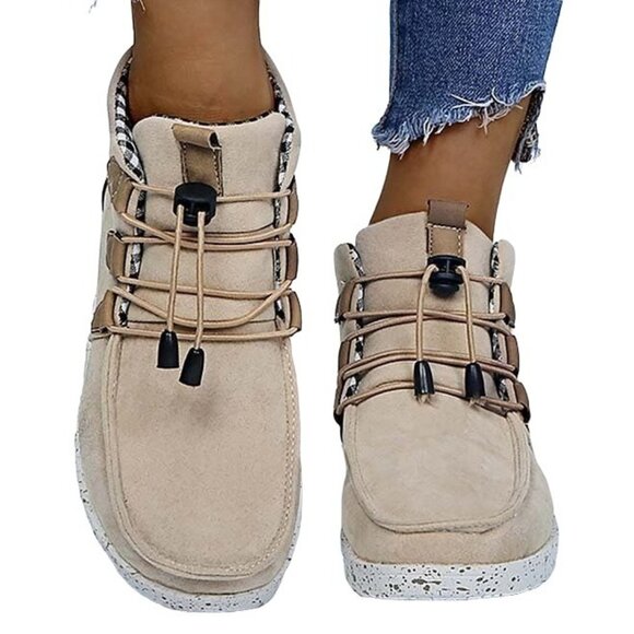 RXFSP - Khaki Drawstring Ankle Boot - Picture 1 of 7